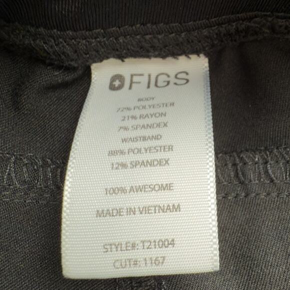 Figs Technical Kade Cargo Black Scrub Pant T21004 - Picture 5 of 5